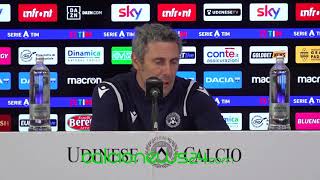 Conferenza stampa Gotti pre  Udinese-Lazio