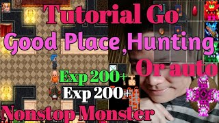 tutorial ke tempat hunt monster nonstop/auto hunt tibiame