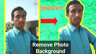 How to change photo background in youcut without green screen