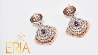 Rose Gold Earrings | ERIA By Mahaveer | Chennai