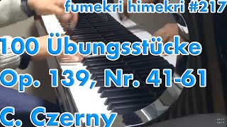 Carl Czerny, 100 Übungsstücke, Op. 139, Nr. 41-61