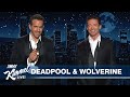 Ryan Reynolds & Hugh Jackman Guest Host Jimmy Kimmel Live