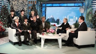 171127 BTS (방탄소년단)'s Rap Monster learned English By Watching 'Friends' - #MicDrop on @TheEllenShow