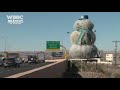 tumbleweed snowman in new mexico