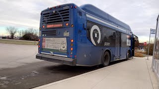 Ride On Pace Bus 2022 ElDorado National Axess BRT 30' 22323 On Rt 607 to Randall Rd Park-n-Ride