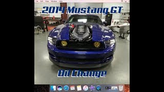 2014 Mustang GT Oil Change