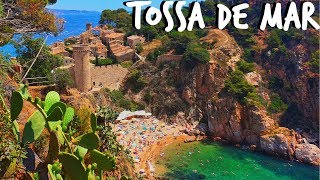 Hiszpania: Tossa de Mar perełka Costa Brava 🌊☀️🌴(Katalonia) Zabytki ciekawostki jedzenie🥘 Wakacje