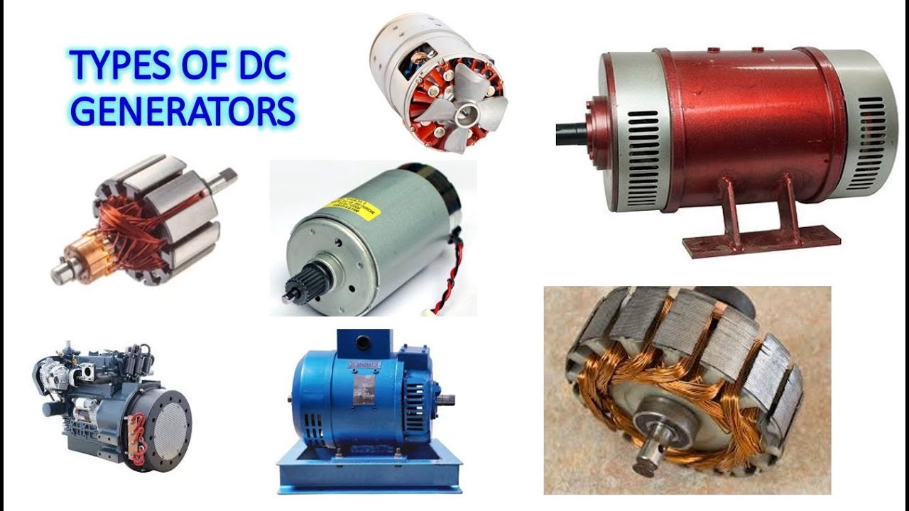 TYPES OF DC GENERATORS - YouTube