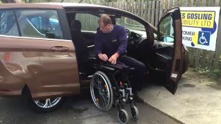 Ford B Max driver's wheelchair side-loading