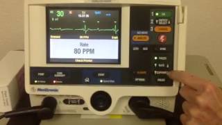 How to use the Pacing Option on the defibrillator