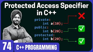 Protected Access Specifier in C++