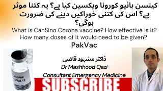 What is Cansino Corona vaccine? How effective is it? How many doses are needed? | PakVac