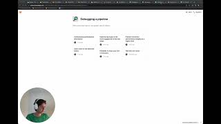 Debugging a pipeline