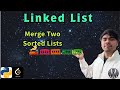 LeetCode 21 | Merge Two Sorted Lists | Python Solution Explained | AlgoYogi