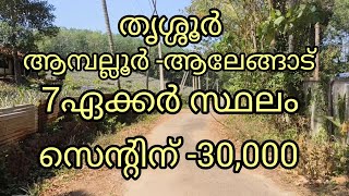 7ഏക്കർ സ്ഥലം സെന്റിന് -30,000|Godown purpose 👌🏽.