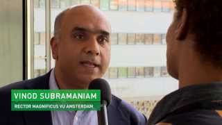 Sylvana Simons en Vinod Subramaniam over Science for Sustainability Conference VU