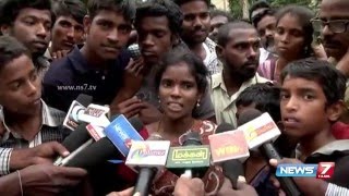 People protest against ruling party over flood relief fund distribution at Manali , Chennai | News7