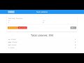 Calories Tracker In JavaScript With Source Code | Source Code & Projects