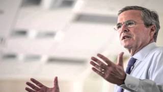 Gov. Jeb Bush Hits Hillary Clinton for "No Record of Accomplishment"