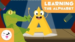 Learn the letter "A"  with Alfred the Alligator - Learning the alphabet - Phonics For Kids