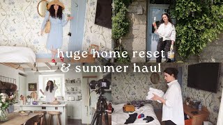 ENTIRE HOME RESET, EXCITING PHOTOSHOOT & SUMMER HAUL & OUTFIT PLANNING
