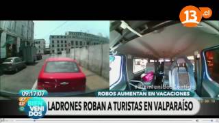 Roban a turistas en Valparaíso | Bienvenidos