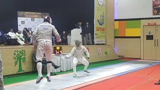 29 junior national fencing | sabre match | moramba vs arjun | sabre india | sabre fencing | fencing