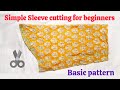 Simple Sleeve cutting | Easy method | @Glamwithg3 #sleevecutting #cuttingandstitching #videoviral