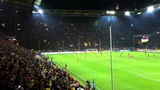 Borussia Dortmund - FC Bayern München / Stimmung und Torjubel 1:0 für BVB