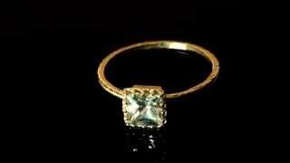 0.80ct 14k Solid Yellow Gold Ring size 5.75