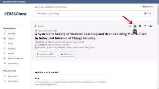 Citing Articles on the New EBSCO User Interfaces Tutorial