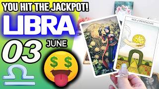 Libra ♎YOU HIT THE JACKPOT!💲💲 horoscope for today JUNE 3 2026 ♎ #libra tarot JUNE