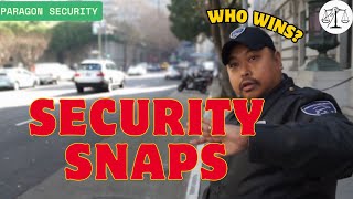ID Refusal Security Guard Snaps When Law is Explained