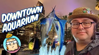 Kemah Boardwalk and Downtown Aquarium - Houston, TX - Eating at Aquarium Restaurant - Shark Train