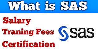 What is SAS | SAS for Mechanical engineers | Traning Salary Future scope | SAS certification