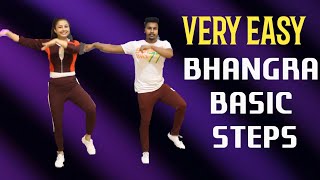 Learn Bhangra in easy way | Bhangra Basic steps | new  Bhangra steps for beginners | THE DANCE MAFIA