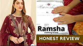 Ramsha Clothing Brand Reviews| Rangoon Collection By Ramsha Detailed Review| Ramsha Clothing Review!