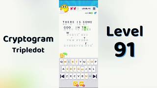 Cryptogram Tripledo Level 91 Solutions 🧩 | Logic Puzzle Game | Mini Boss