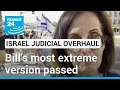 Israel judicial overhaul: 