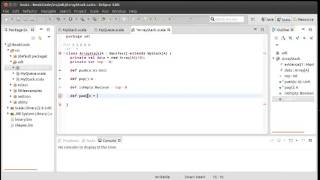 Array Based Stack using Scala