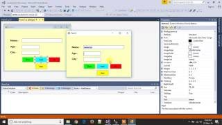 How to connect SQL SERVER Database with Visual Studio 2015 (Part 3)