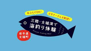 手ぶらで来たんせ！大槌湾で海釣り体験 岩手県大槌町 Long ver.