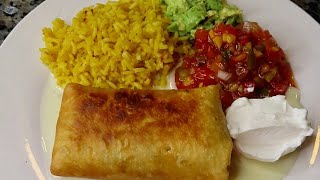 EASY Cheesy Beef Chimichangas