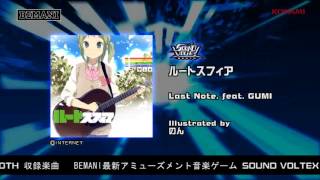 【SOUND VOLTEX BOOTH】ルートスフィア / Last Note. feat. GUMI