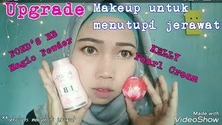 Kelly Pearl Cream ft. POND'S BB Magic Powder - Upgrade makeup untuk menutupi bekas jerawat