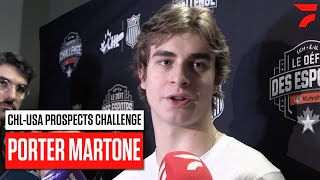 2025 NHL Draft: Porter Martone Talks About Rising Stock, Playing With Misa At CHL-USA Challenge