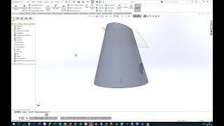 Solidworks Pli de transition et enlèvement normale surface