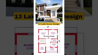 25 By 30....... 13 Lakh House plan