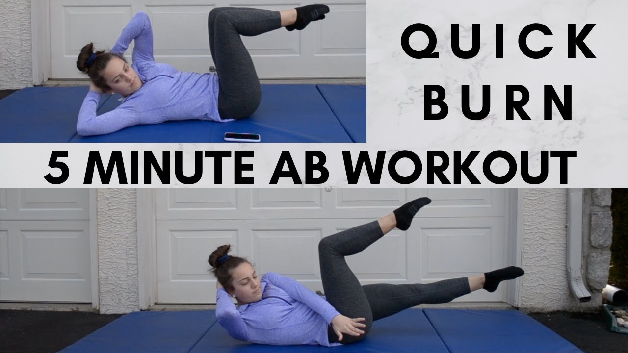 5 Minute Ab Workout Youtube