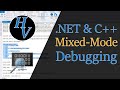 .NET and C++ mixed mode debugging using WinDBG. View memory and stacks that is native and managed
